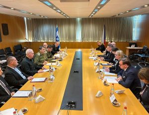 Czech Defence Minister Jana Černochová visited Israel and met with her counterpart, Minister Yoav Galant, to discuss the security situation in the Middle East and in Europe, and defence industrial cooperation, including acquisition projects. Just as the President, Prime Minister and other representatives of the Government, the Minister was another senior Czech governmental official to express solidarity and an unequivocal support to Israel in its fight against the Hamas terrorist organisation.