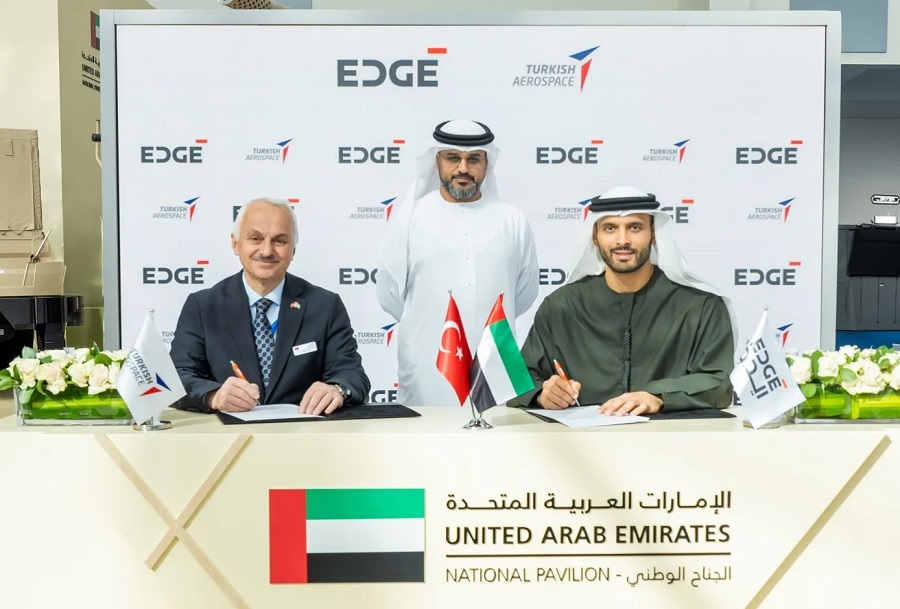 EDGE signed a Memorandum of Understanding (MoU) with Turkish Aerospace Industries (TAI), a prominent Türkiye-based aerospace and defence technology company, at the World Defence Show in Riyadh, Saudi Arabia, to work together on several aerospace-specific initiatives.