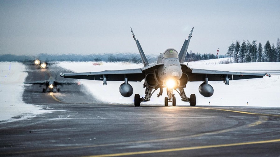 The Finnish Air Force will arrange the Hanki 24 air exercise from 26 February to 2 March 2024. Approximately 40 aircraft and 3,800 airmen will participate in the exercise.
