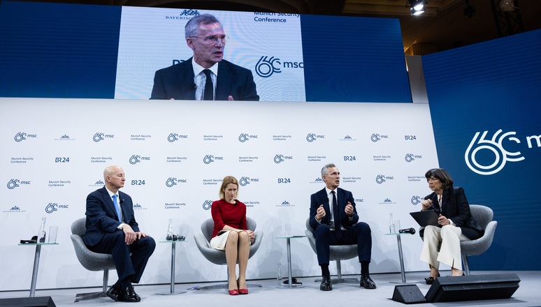 There is no imminent military threat to NATO but the Alliance never takes peace for granted, NATO Secretary General Jens Stoltenberg said at the Munich Security Conference.