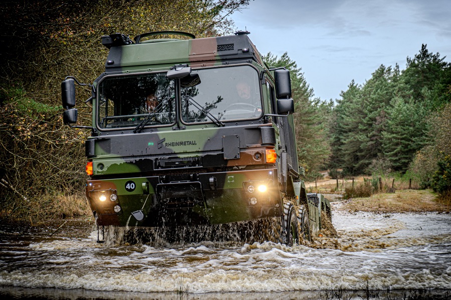 Under a GBP 282 million contract, Rheinmetall MAN Military Vehicles (RMMV) will deliver 500 multipurpose trucks to the British Army. These vehicles will enable personnel to load flat racks onto the platform, which can carry essential logistics such as ammunition, food, water, and support material, to operational locations, UK Ministry of Defence saind in statement.