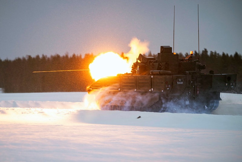 Ajax, the British Army’s new generation of armoured fighting vehicles has been put through its paces during cold weather trials in Sweden.