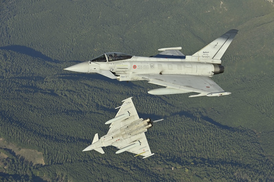 Thirty years after the first flight and twenty years after the first delivery to the Italian Air Force’s 4th Wing, the first in Italy to operate the aircraft, the Eurofighter Typhoon now serves as the backbone of the country’s air defence.