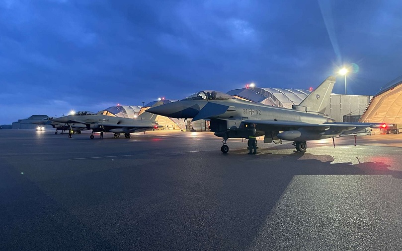 Eurofighter in action: Germany launches first NATO Alert Scramble out of Lielvarde