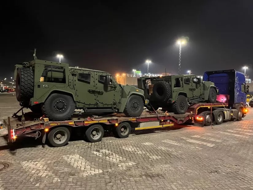 Lithuanian Ministry of National Defence has begun the second stage of JLTV Joint Light Tactical Vehicle acquisition. The first shipment of the second stage including 35 JLTVs arrived in Lithuania this week.