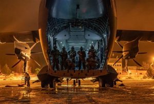 The German Air Force’s contribution to exercise Nordic Response provides air transport, low-level flying and Special Forces airdrop capabilities with an A400M transport aircraft and support crews operating out of Rovaniemi, Finland.