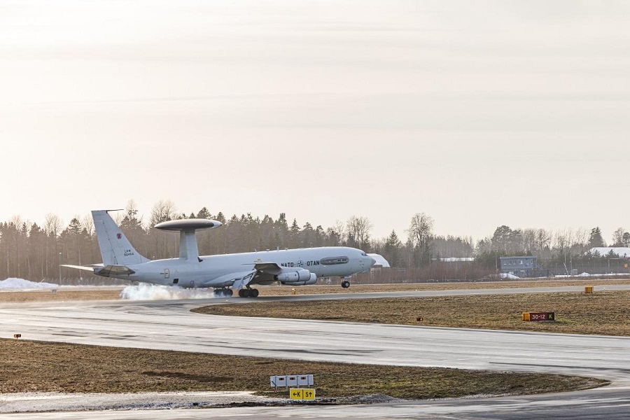 NATO AWACS takes part in Exercise Nordic Response 24 from February 26 to March 15. The team of 15 different NATO nations will operate the two E-3A aircraft out of the airbase in Rygge, Norway.