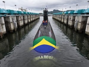On March 27, the third of the four Scorpène submarines of the ProSub program was launched at the Itaguaí Naval base, in presence of the Brazilian President Luiz Inácio Lula da Silva and French President Emmanuel Macron. The Tonelero has been built entirely in Brazil by Itaguaí Construções Navais (ICN) thanks to years of successful technology transfer and partnership with Naval Group.