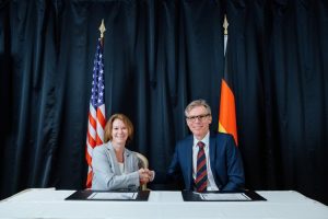Northrop Grumman and Diehl Defence signed a MOU formalizing their commitment to work together to support innovative layered air and missile defence capabilities for Germany.