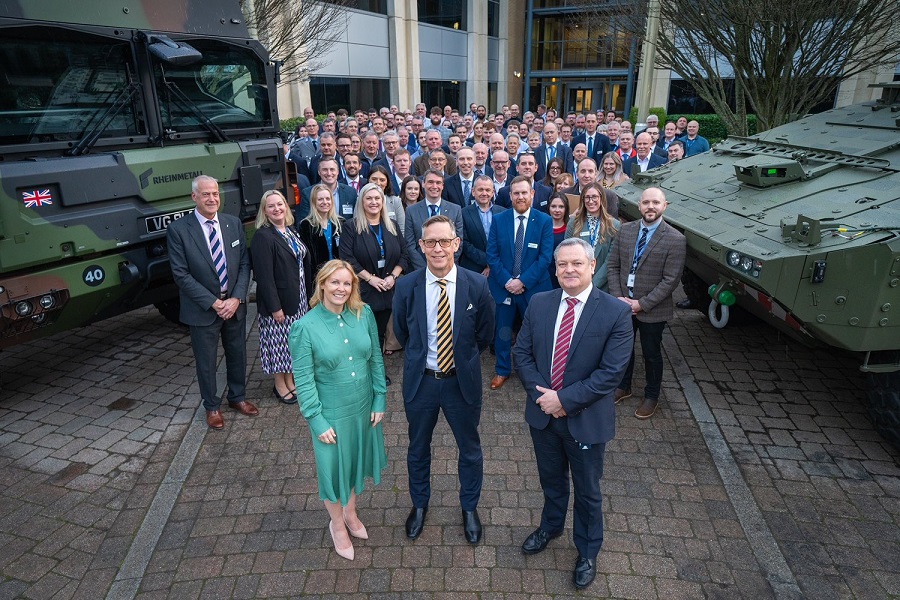 Rheinmetall House in Bristol, UK, the newly acquired Vehicle Systems International (VSI) headquarters, has been officially opened by Andy Start, Chief Executive Officer of Defence Equipment & Support.