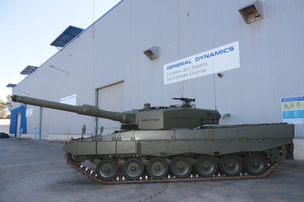 The Spanish Government has announced its decision to donate 19 Leopard 2A4 main battle tanks to the Armed Forces of Ukraine. Prior to their shipment, these tanks will undergo an extensive overhaul and refurbishment process at the General Dynamics European Land Systems - Santa Barbara Sistemas facility in Sevilla.