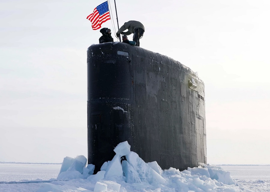 U.S. Navy Commander, Submarine Forces (COMSUBFOR) officially kicked off Operation Ice Camp (ICE CAMP) 2024 in the Arctic Ocean on March 8, 2024, after the building of Ice Camp Whale and arrival of two U.S. Navy fast attack submarines.