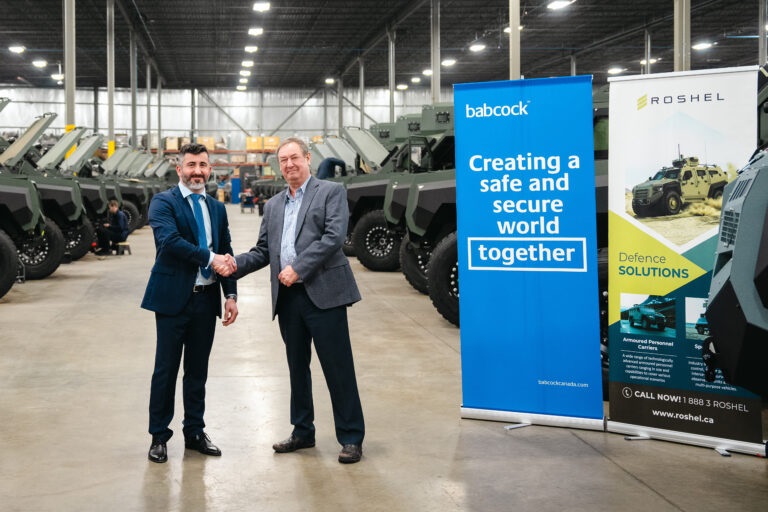 Babcock and Roshel collaborate to enhance Canadian Armed Forces capabilities