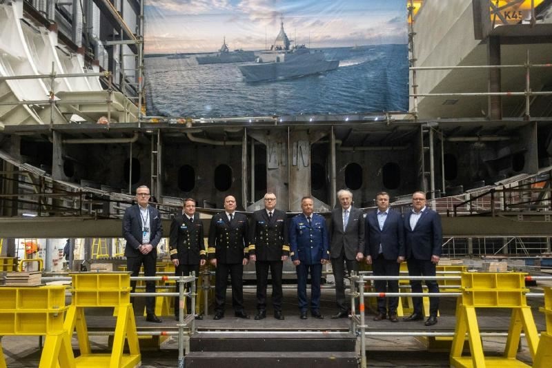 The building of the first multi-purpose corvette included in the Squadron 2020 project has advanced to the keel laying phase. A traditional keel laying ceremony was celebrated at Rauma shipyard on Thursday 11 April 2024.