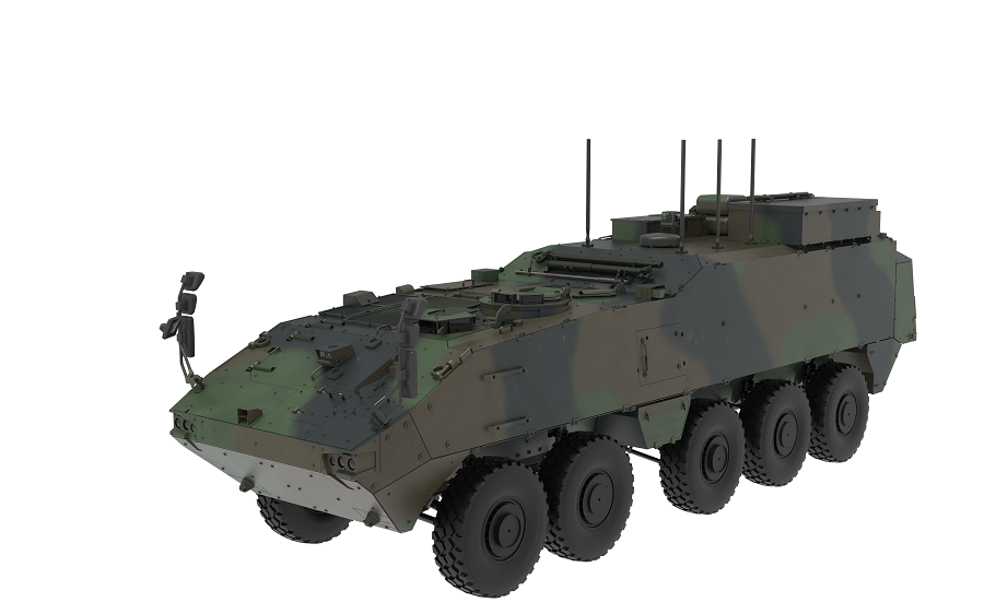 General Dynamics European Land Systems launches new PIRANHA HMC, a 10×10 armoured vehicle