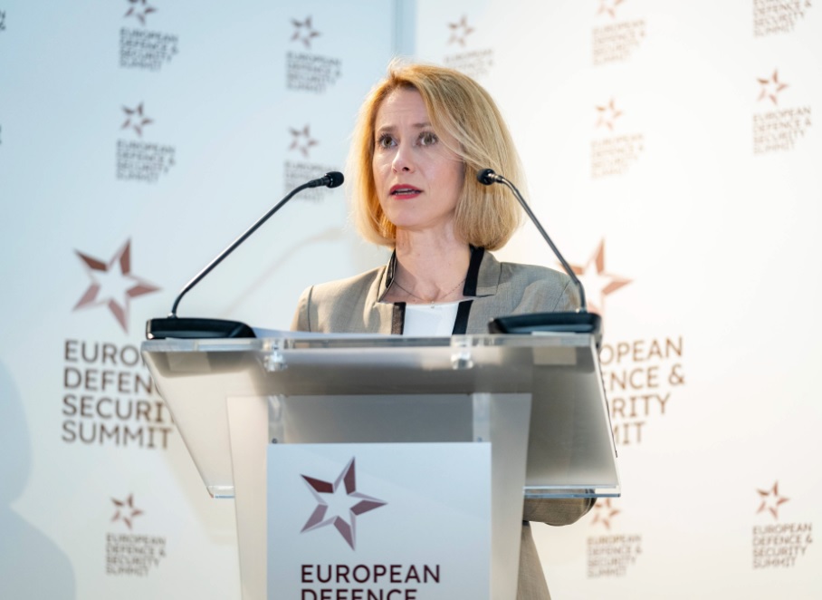 On April 17, Estonian Prime Minister Kaja Kallas delivered a speech at the European Defence & Security Summit in Brussels, urging European governments and defence industry representatives to step up efforts to boost defence readiness.