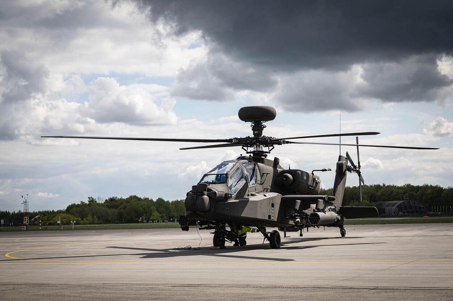 The Dutch Ministry of Defence has declared the first four upgraded AH-64E Apache attack helicopters ready for deployment. These helicopters are now stationed at Gilze-Rijen Air Base and are prepared for missions both domestically and internationally. Dutch Serceratry of State for Defence Christophe van der Maat made the announcement during a ceremonial presentation, stating that these helicopters are updated to meet contemporary standards and will remain operational until 2050.
