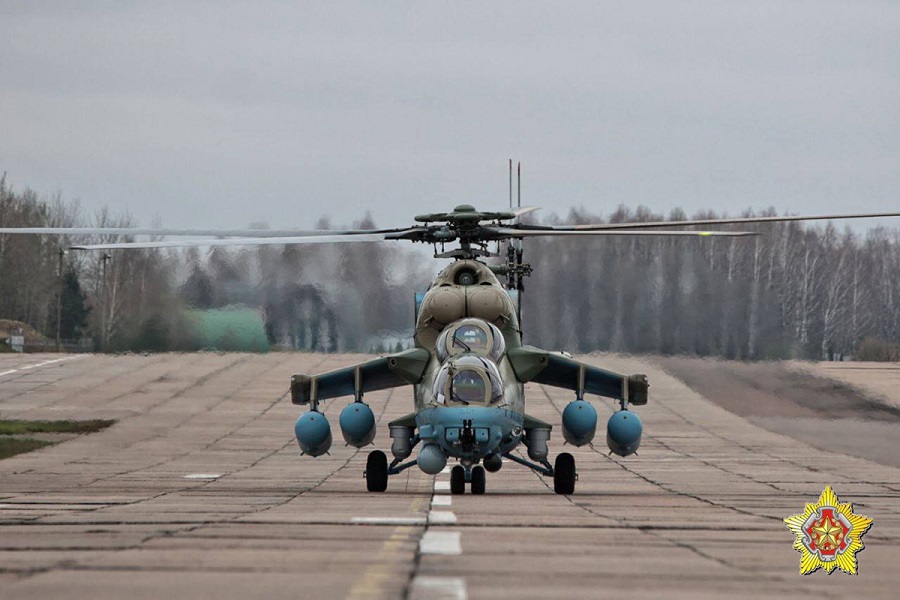 The Ministry of Defence of Belarus announced that its armed forces have received a new consignment of four Mi-35M attack helicopters, produced by the Russian defence industry.