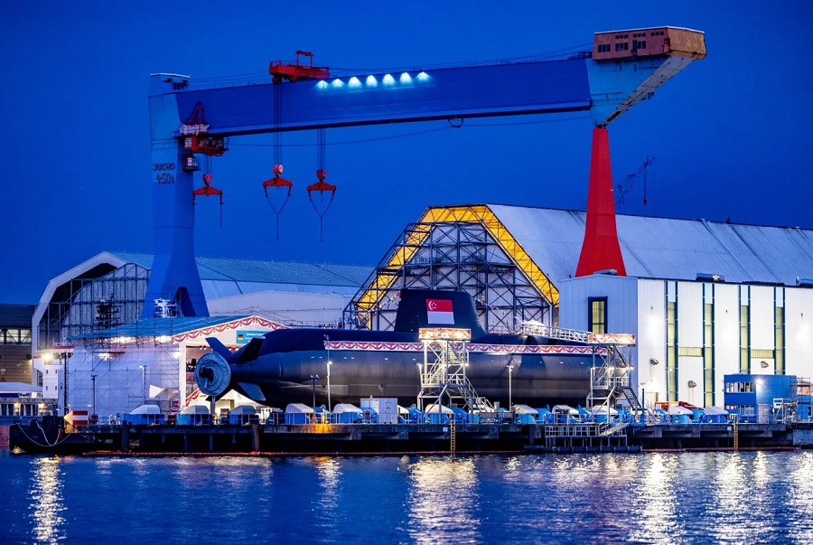 On 22 April 2024, the fourth submarine in the Type 218SG construction program was named at the thyssenkrupp Marine Systems shipyard in Kiel. The 250 invited guests included Boris Pistorius, Federal Minister of Defence, and Teo Chee Hean, Senior Minister and Coordinating Minister for National Security of the Republic of Singapore, as well as other high-ranking representatives from Singapore and Germany. The sponsor of the boat was Ms. Teo Swee Lian, sister of Teo Chee Hean.