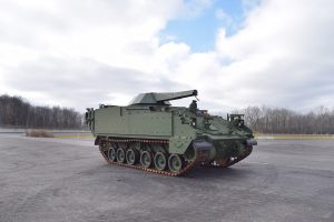 The U.S. Army is currently conducting extensive tests of the Mobile Turreted Mortar System (MTMS) mounted on a BAE Systems Armored Multi-Purpose Vehicle (AMPV) chassis, equipped with a 120mm NEMO mortar produced by the Finnish company Patria.