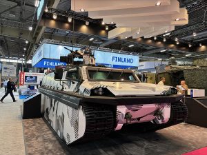 A new, unique multinational armoured vehicle concept was unveiled at Eurosatory 2024. Funded by the EU and nine member countries, the Patria-coordinated concept is planned to enter production by 2027.