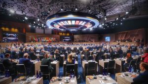 Allied Heads of State and Government endorsed a new NATO Industrial Capacity Expansion pledge at the Washington Summit on July 10. The Pledge aims to accelerate defence industrial capacity and production across the Alliance, and underscores the strategic importance of transatlantic defence cooperation.