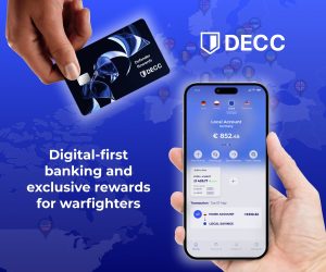 DECC is launching digital-first military banking and exclusive rewards for Europe-based defence community