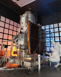 BAE Systems is celebrating the successful completion of NASA’s Near-Earth Object Wide-field Infrared Survey Explorer (NEOWISE) mission today, which has officially ended after more than 14 years on orbit. On Aug. 8, the satellite was decommissioned after a command was sent from NASA’s Jet Propulsion Laboratory in Southern California, turning off its transmitter and putting it into hibernation. It will continue to drop toward Earth until it eventually safely burns up in the atmosphere in late 2024.