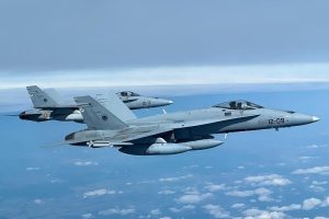 On September 11, 2024, Allied aircraft from NATO Nations; Denmark, Germany, the Netherlands, Poland, Spain, United States, and United Kingdom integrated over Poland in a NATO led find, fix, track, and target (F2T2) exercise.