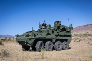 Leonardo DRS, Inc. and BlueHalo have successfully demonstrated a new Counter-Unmanned Aircraft System (C-UAS) Directed Energy (DE) Stryker in a live-fire engagement.