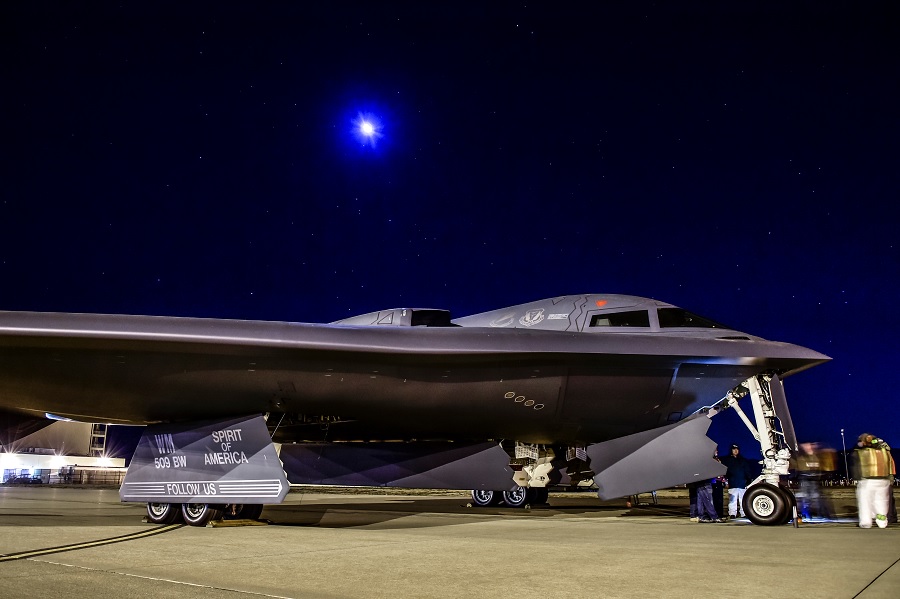 B-2 Spirit stealth bomber in action: U.S. Air Force conducts precision strike against Houthi targets