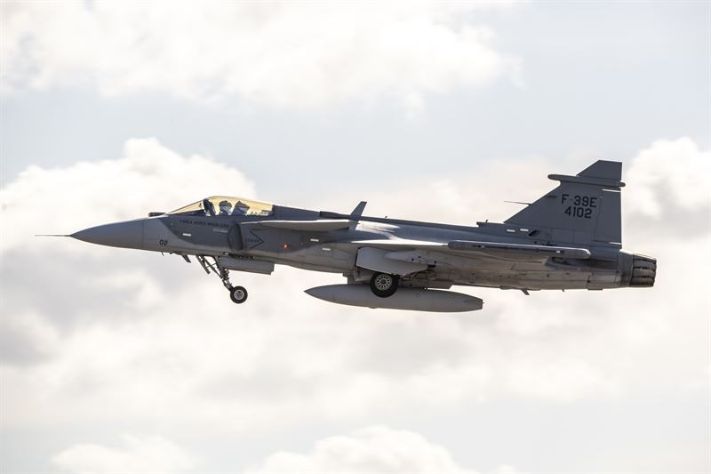 Gripen E fighter impresses during international exercise CRUZEX 2024 [VIDEO]