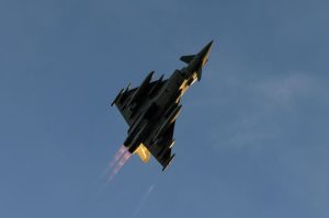 Italian EF2000 Eurofighter aircraft and U.S. B-52 Stratofortress strategic bombers conducted joint precision airstrike training over Lithuania, coordinated by Lithuanian Special Operations Forces and Land Force JTACs (Joint Terminal Air Controllers). During the exercise, laser-guided bombs were deployed from an altitude of nearly 6 km, targeting the Brigadier General Kazys Veverskis Training Area.