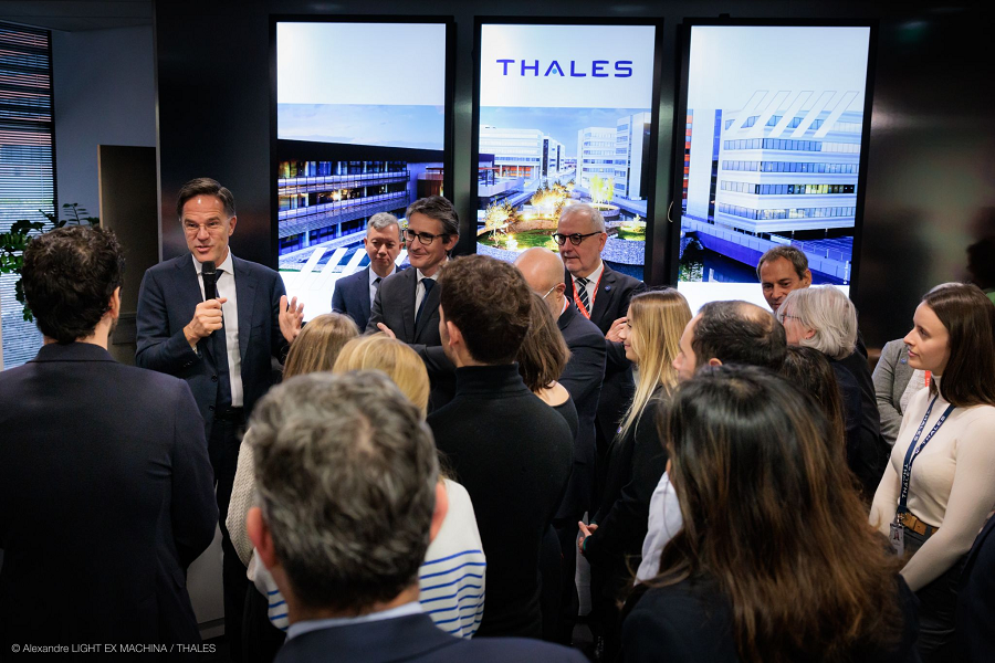 NATO Secretary General Mark Rutte visits Thales headquarters to discuss defence technology