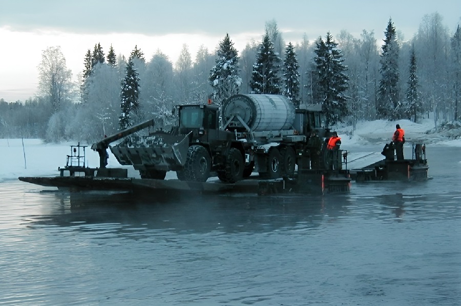 Swedish Army receives first M3 amphibious bridge system from GDELS