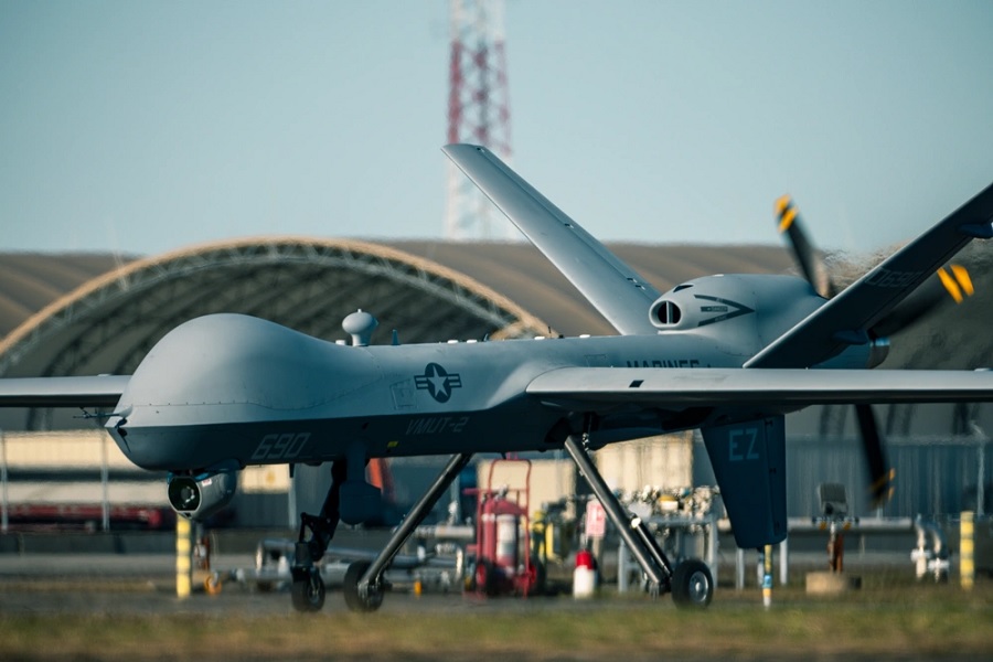 U.S. Marine Corps completes first MQ-9A Reaper flight at Cherry Point air station