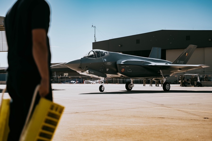 Belgian Air Force takes delivery of its first F-35A Lightning II fighter jet