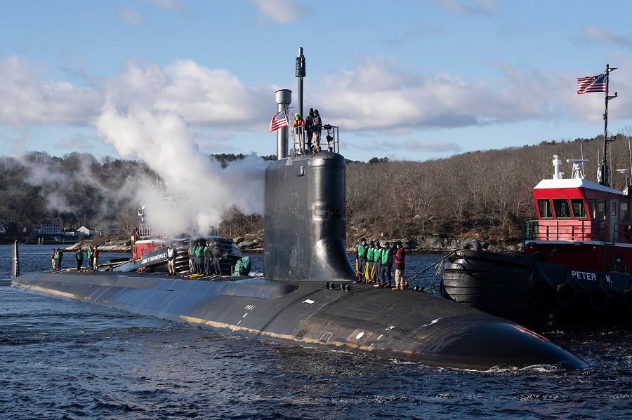 U.S. Navy takes delivery of advanced attack submarine USS Iowa