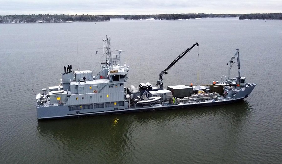 Finnish and Swedish Navies collaborate in Gulf of Finland cable investigation