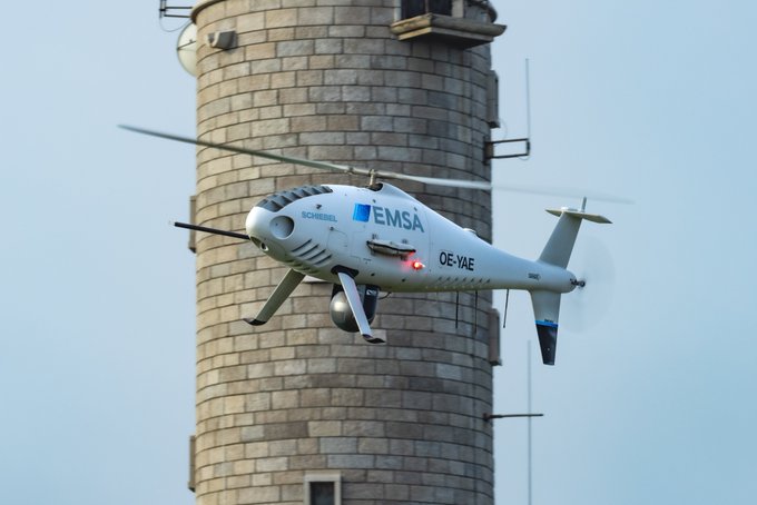 Schiebel Secures New Multi-Year RPAS Contract with EMSA