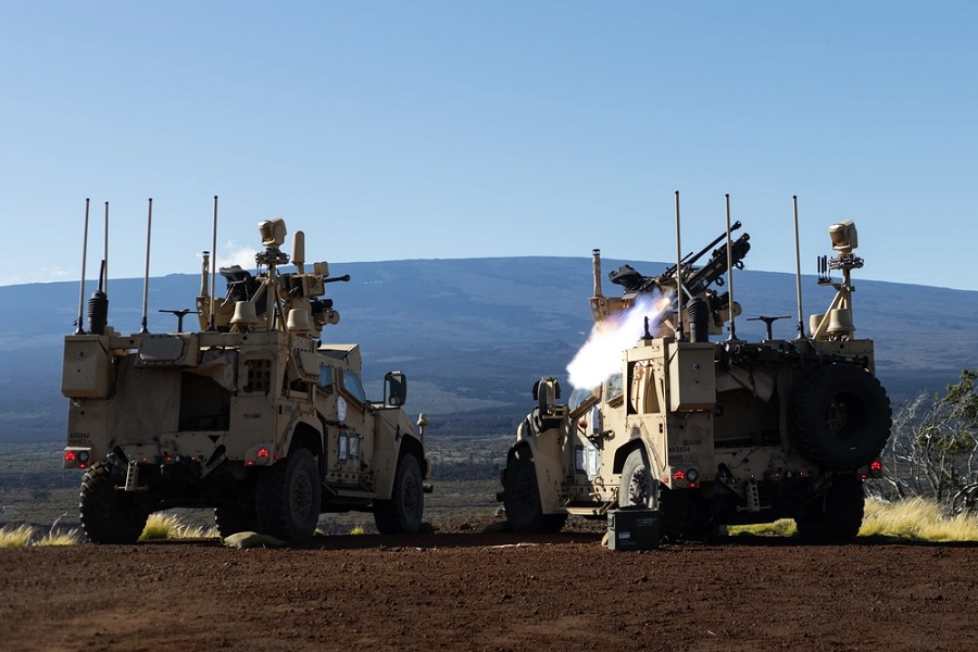 U.S. Marines Corps conducts live-fire training with MADIS air defence system