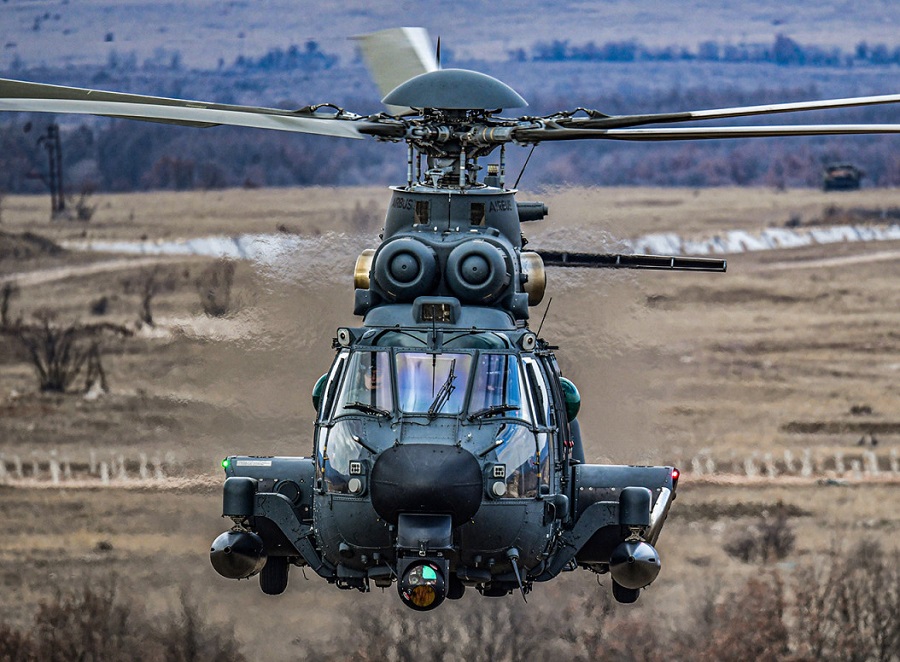 Hungarian Defence Forces conduct first live firing with H225M helicopter