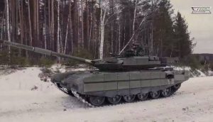 Russia’s leading tank manufacturer, Uralvagonzavod, has officially showcased the first T-90M main battle tank fitted with the Arena-M Active Protection System (APS). The new system aims to improve the tank’s survivability against anti-tank guided missiles (ATGMs) and rocket-propelled grenades (RPGs).