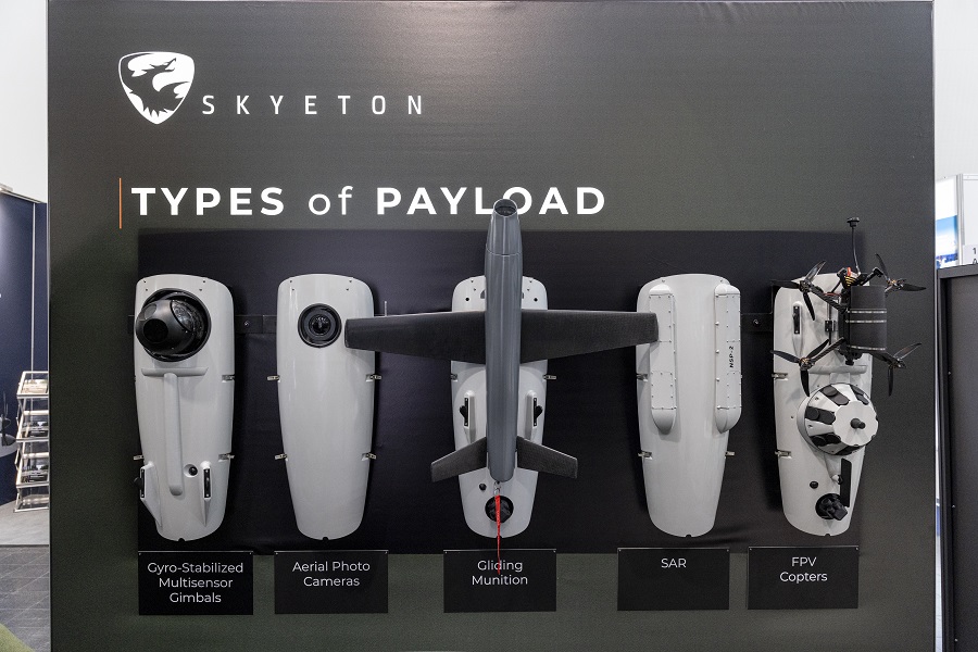 Ukrainian UAS maker Skyeton unveils new payloads at XPONENTIAL Europe 2025