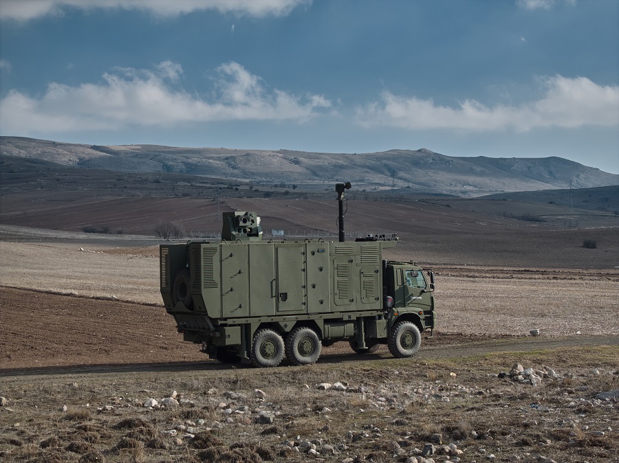 ASELSAN: GÖKBERK Mobile Laser Weapon System successfully destroys FPV drones in tests