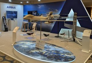 Airbus has introduced a new concept for a counter-unmanned aerial system (C-UAS) called LOw-cost Air Defence (LOAD), designed to engage loitering munitions and drone swarms using up to three guided missiles. Based on the company’s Do-DT25 aerial target drone, LOAD is reusable and operates autonomously for detection, with human authorisation required for target engagement.