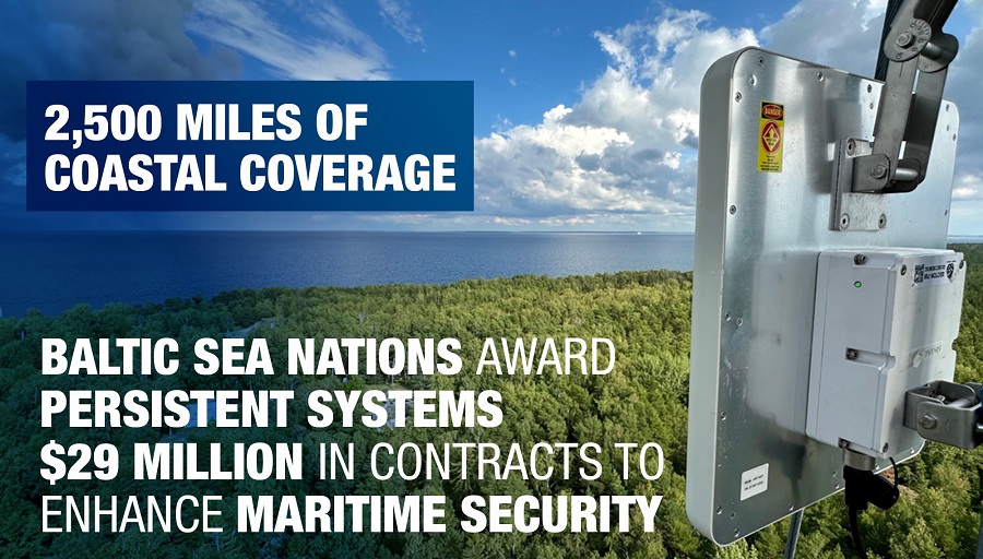 Baltic Sea nations strengthen coastal surveillance with Persistent Systems’ MANET technology