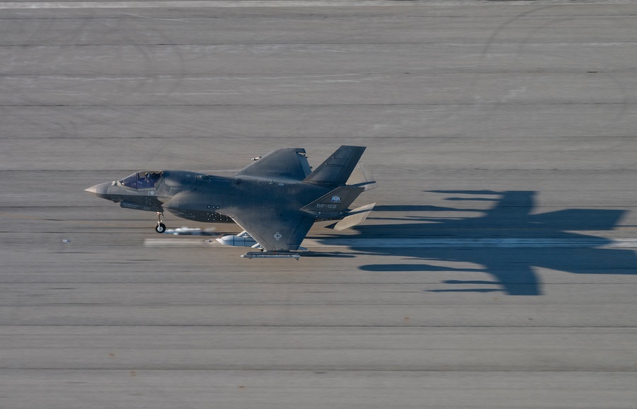 Lockheed Martin conducts first F-35B flight test with Long-Range Anti-Ship Missile (LRASM)