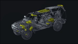 American startup Overland AI has launched SPARK, an advanced autonomy system that transforms conventional military ground vehicles into fully autonomous platforms. The new upfit integrates Overland AI’s OverDrive software with existing vehicle hardware, providing immediate autonomy without the need for new vehicle procurement.