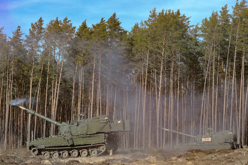 U.S. Army Paladins lethal precision thunders in Latvia and Lithuania